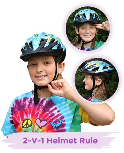 Bike Safety 2-V-1 Helmet Rule