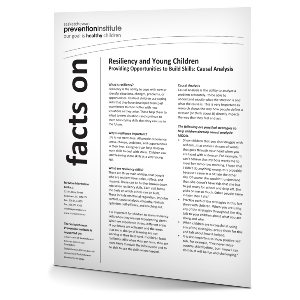 Resiliency and Young Children: Causal Analysis