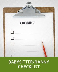 Babysitter and Nanny Checklist