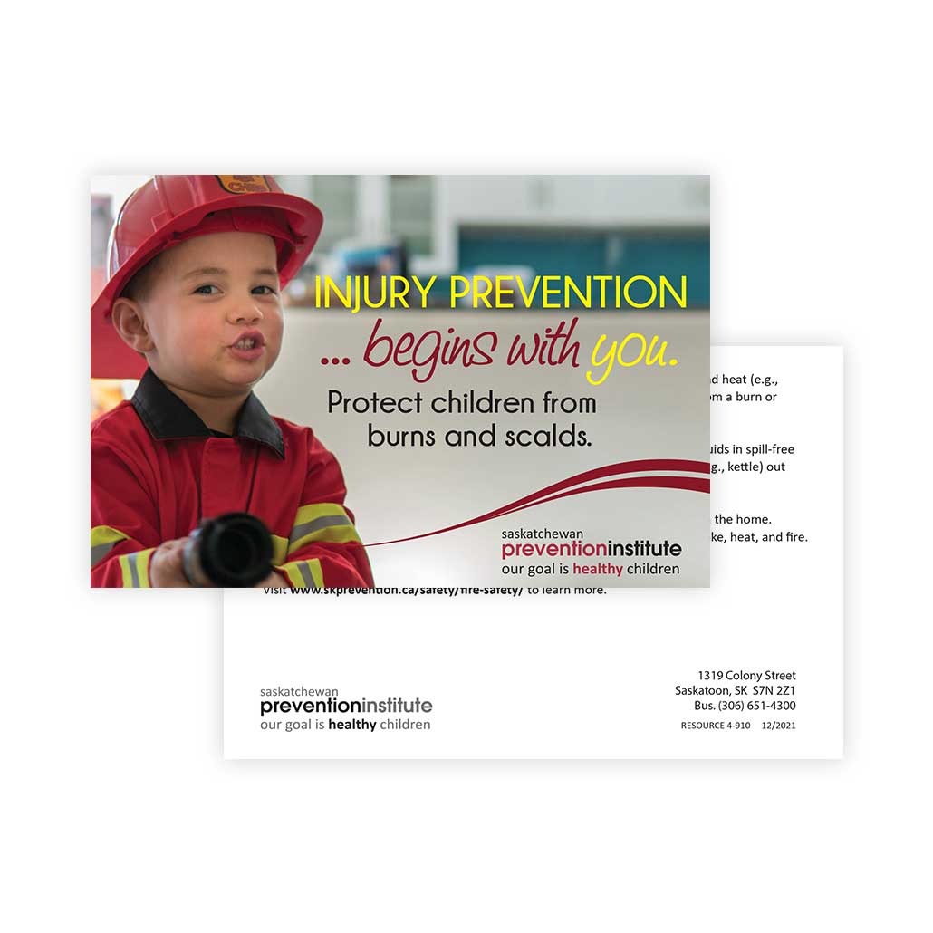 4-910: Burn and Scald Prevention Information Card