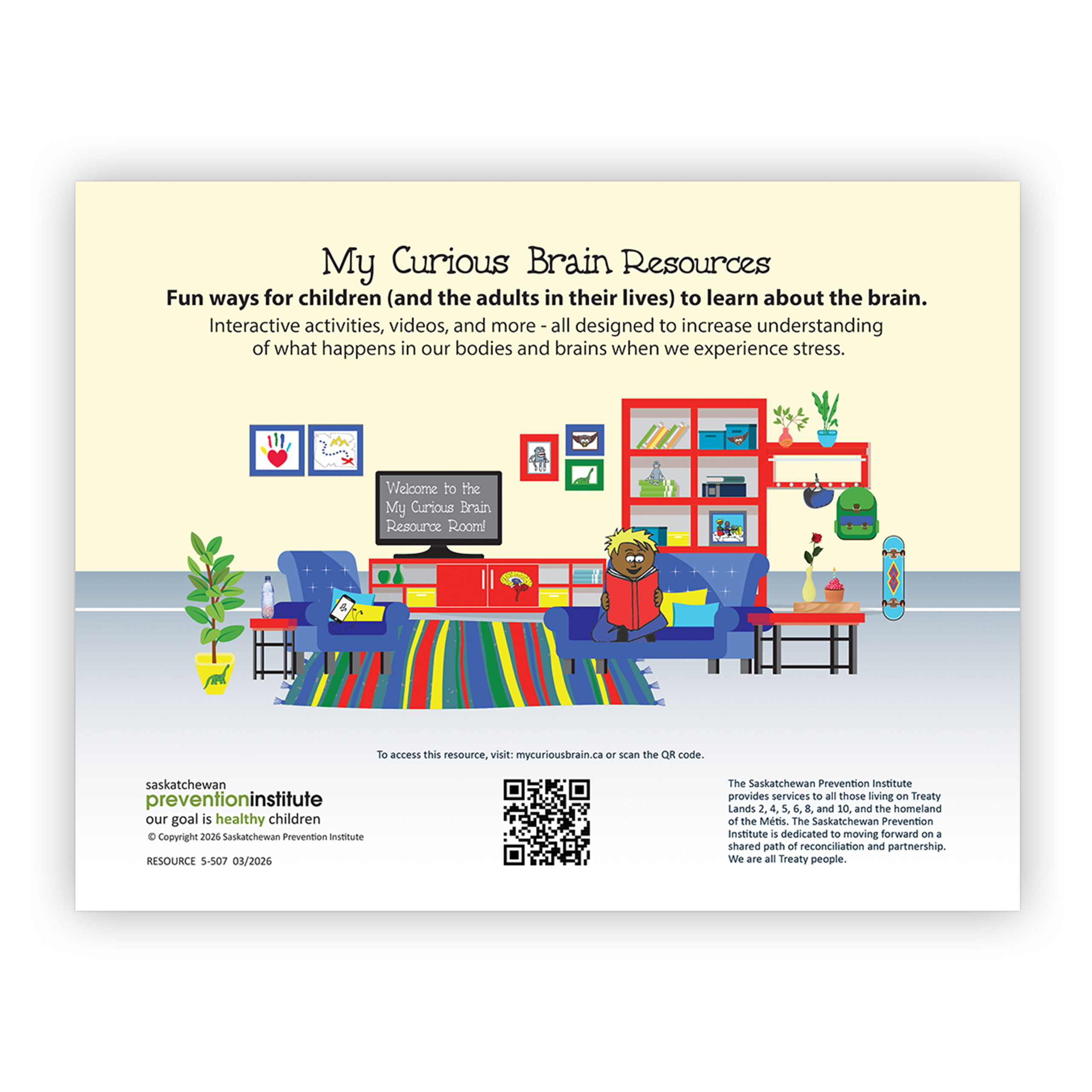 5-507: My Curious Brain Poster
