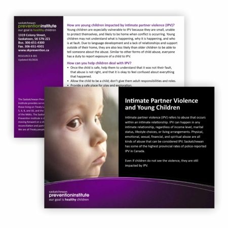 8-301: Intimate Partner Violence and Young Children